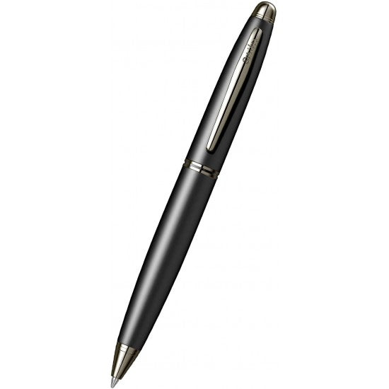 Scrikss | Knight | Matte Black | Ball Point Pen | Titanium Trims | Twist Mechanism