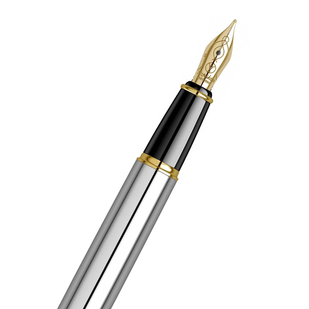 Scrikss | Noble 35 | Fountain Pen | Chrome-GT Medium