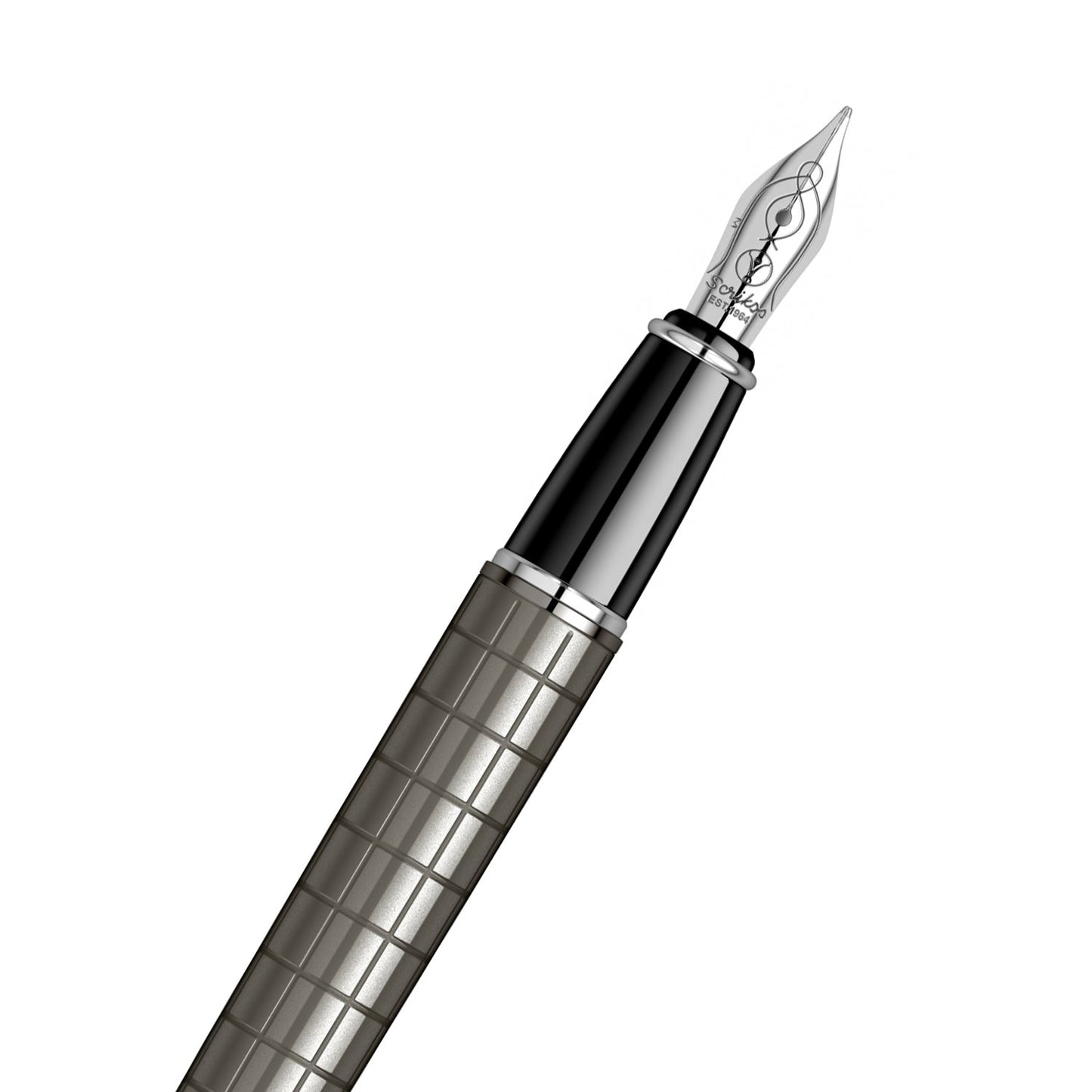 Scrikss | Honour 38 | Carbon Gray | Fountain Pen | Gun Metal Plated Trims