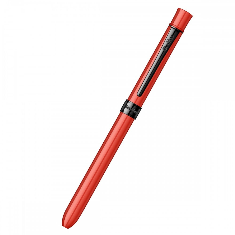 Scrikss | Trio 93 | Multi Function Pen | Red-BT