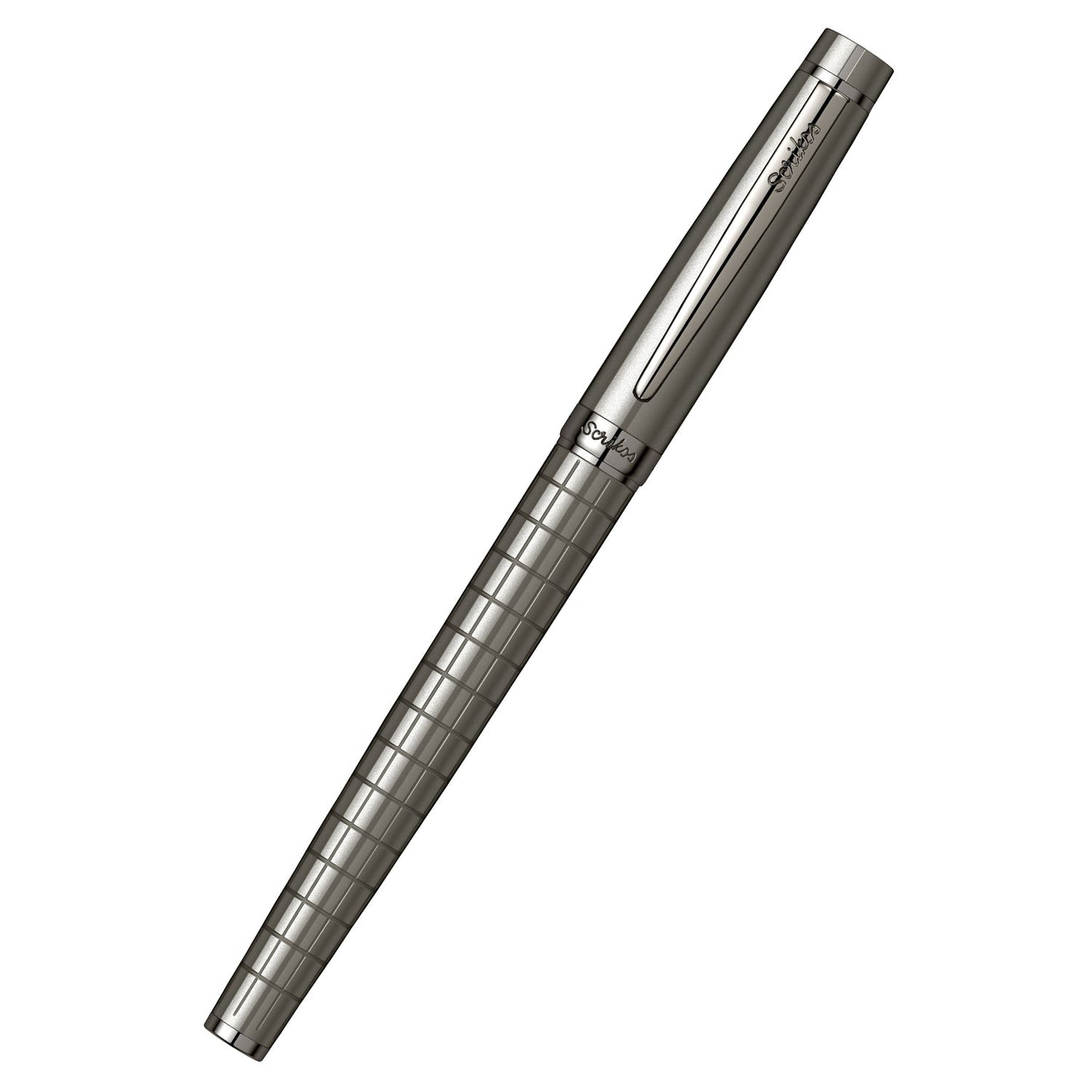 Scrikss | Honour 38 | Carbon Gray | Fountain Pen | Gun Metal Plated Trims
