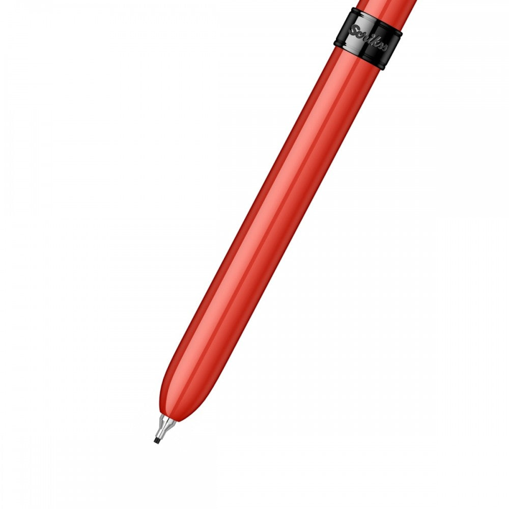 Scrikss | Trio 93 | Multi Function Pen | Red-BT