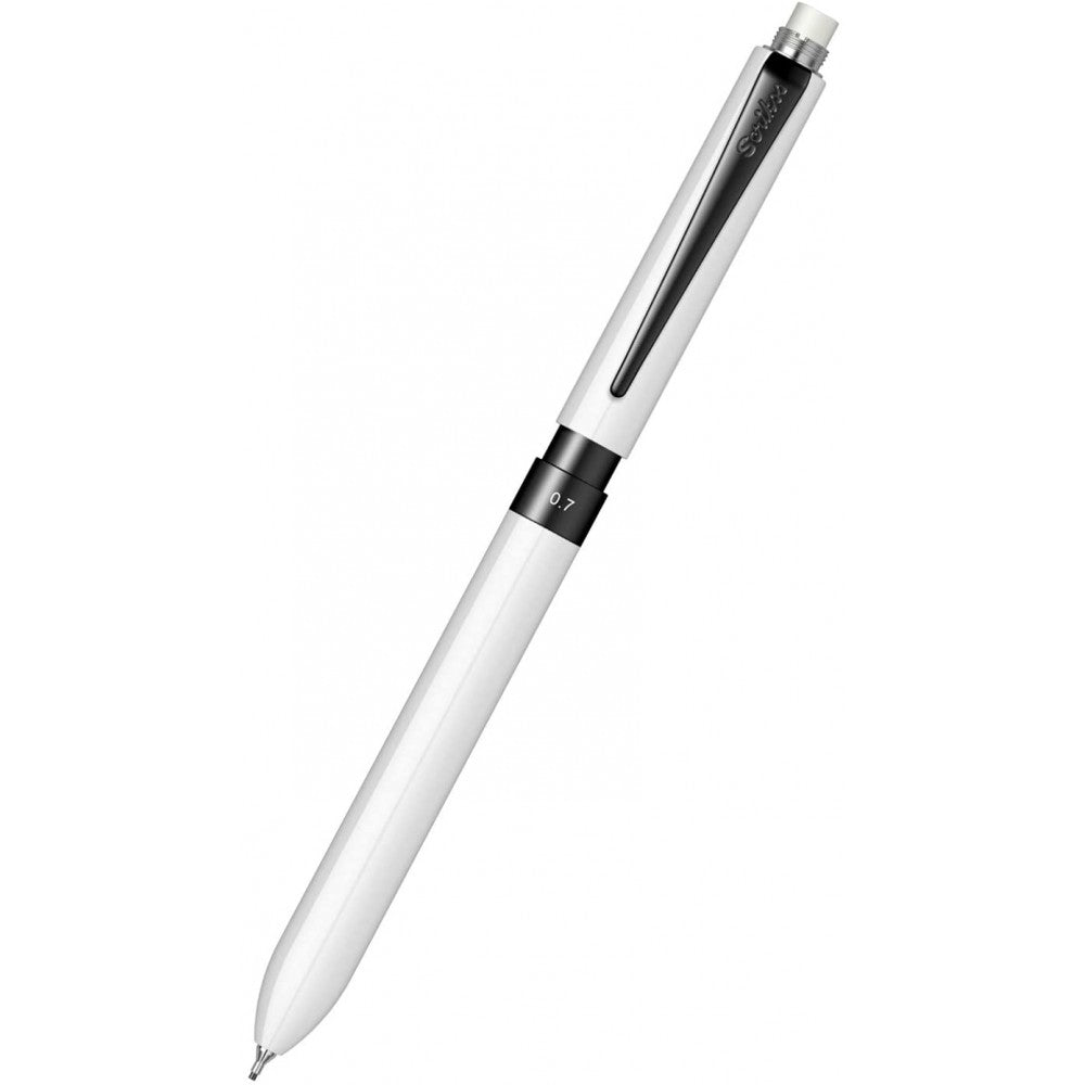 Scrikss | Trio Sport 83 | Multi Function Pen | Glossy White-BT