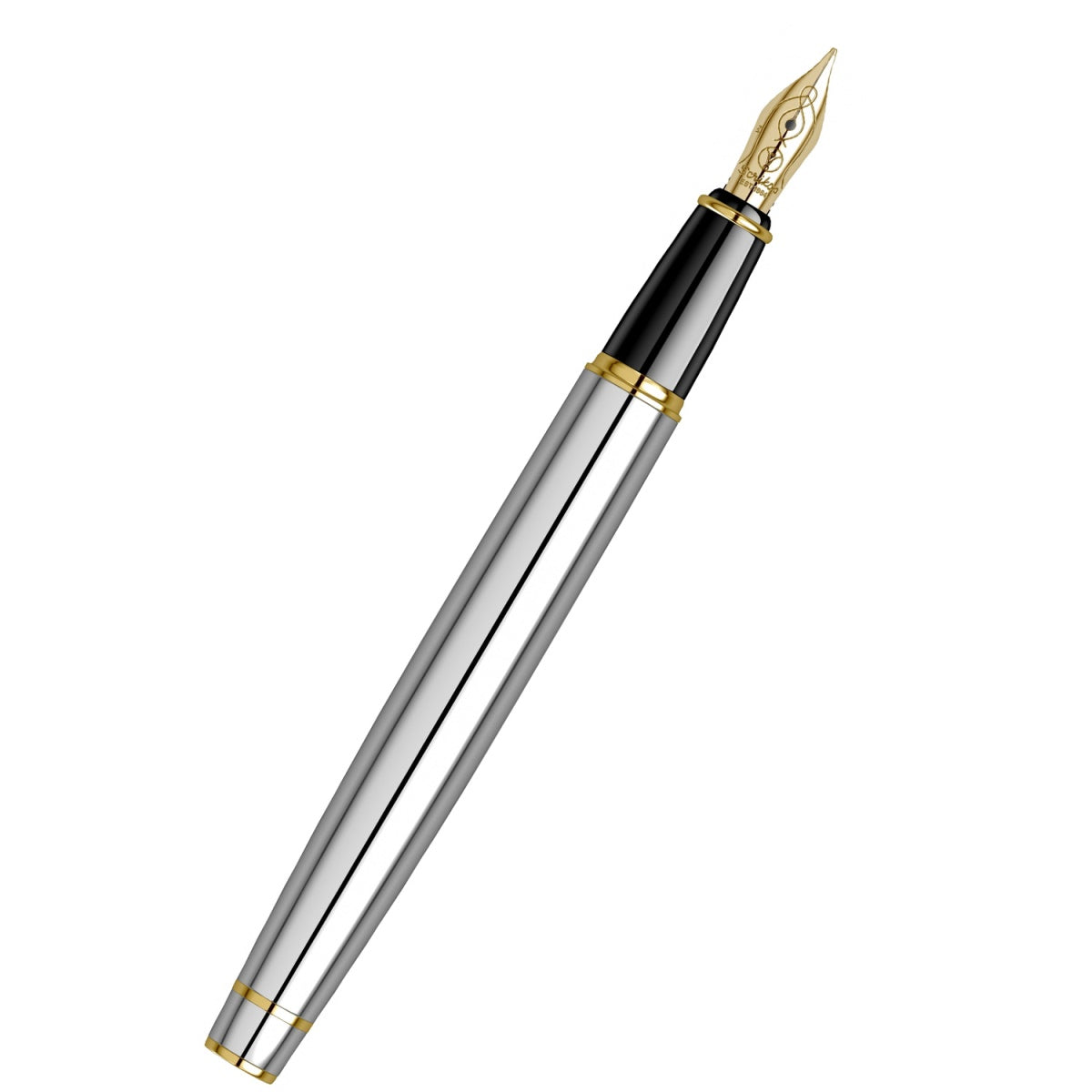 Scrikss | Noble 35 | Fountain Pen | Chrome-GT Medium