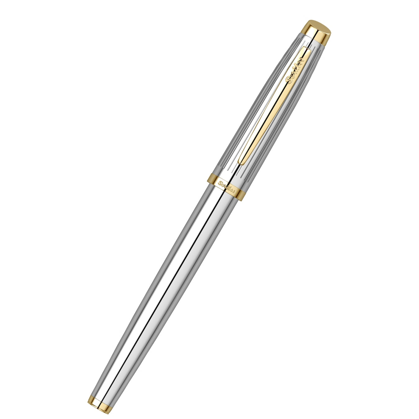 Scrikss | Oscar 39 | Fountain Pen | Chrome-GT- Medium