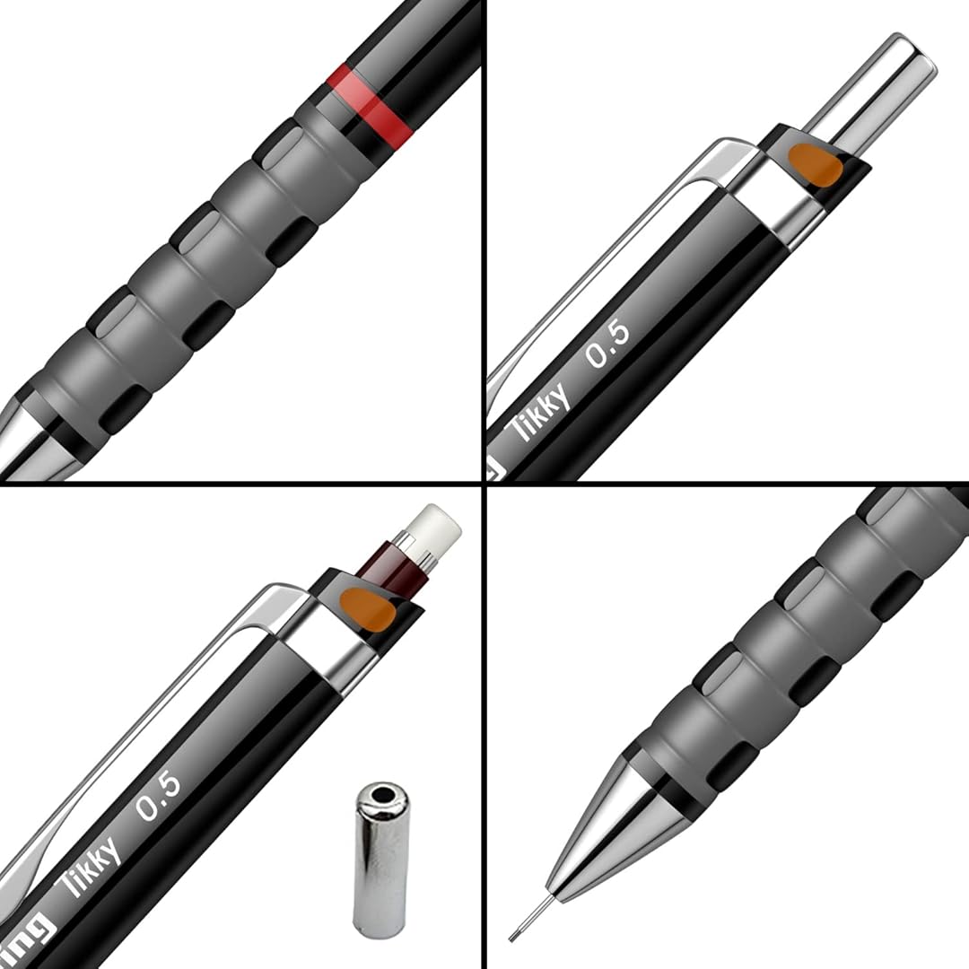 Rotring | Tikky | Mechanical Pencil | Black Barrel | 0.5mm