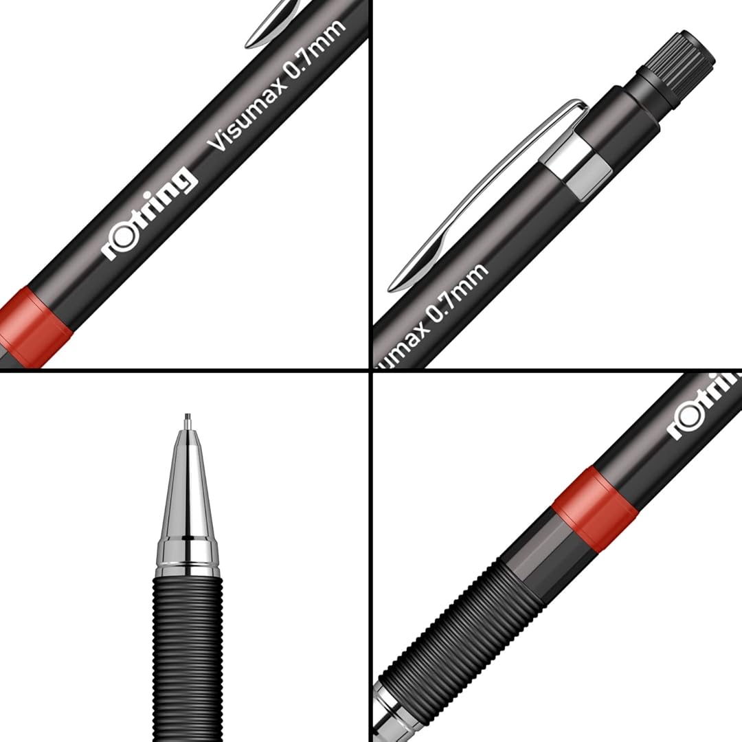Rotring | Visumax | Mechanical Pencil | 0.7 mm | 2B Lead | Black