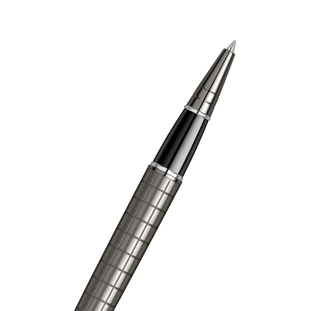 Scrikss | Honour 38 | Carbon Grey | Roller Pen | Chrome Plated Trims