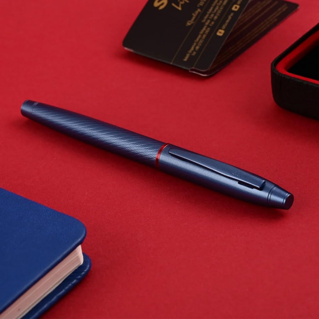 Scrikss | Noble 35 | Fountain Ink Pen | Medium Nib | Blue