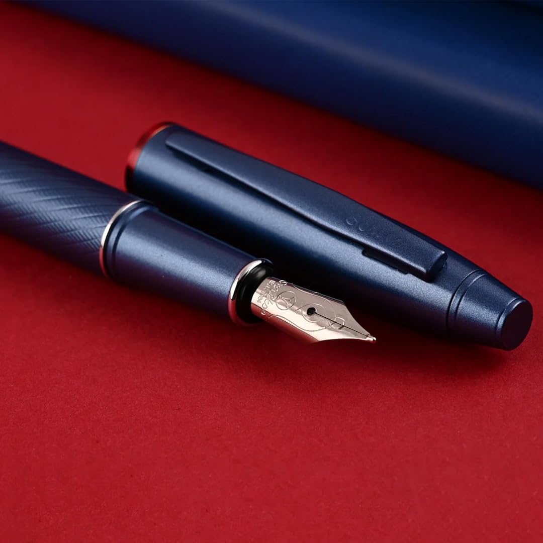Scrikss | Noble 35 | Fountain Ink Pen | Medium Nib | Blue