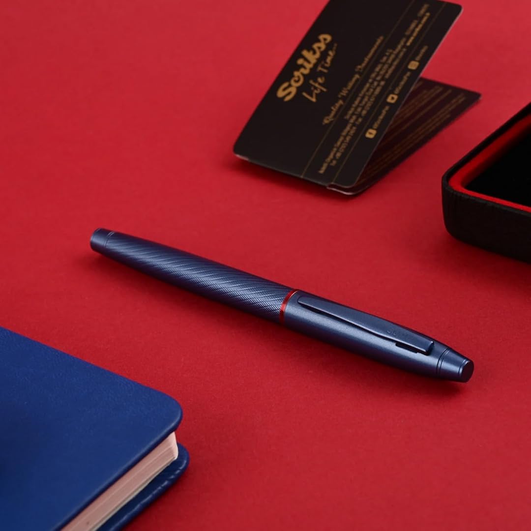 Scrikss | Noble 35 | Roller Ball Point Pen | Blue