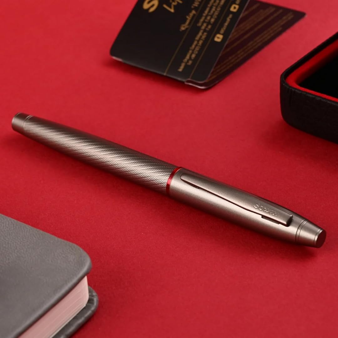 Scrikss | Noble 35 | Roller Ball Point Pen | Matte Titanium