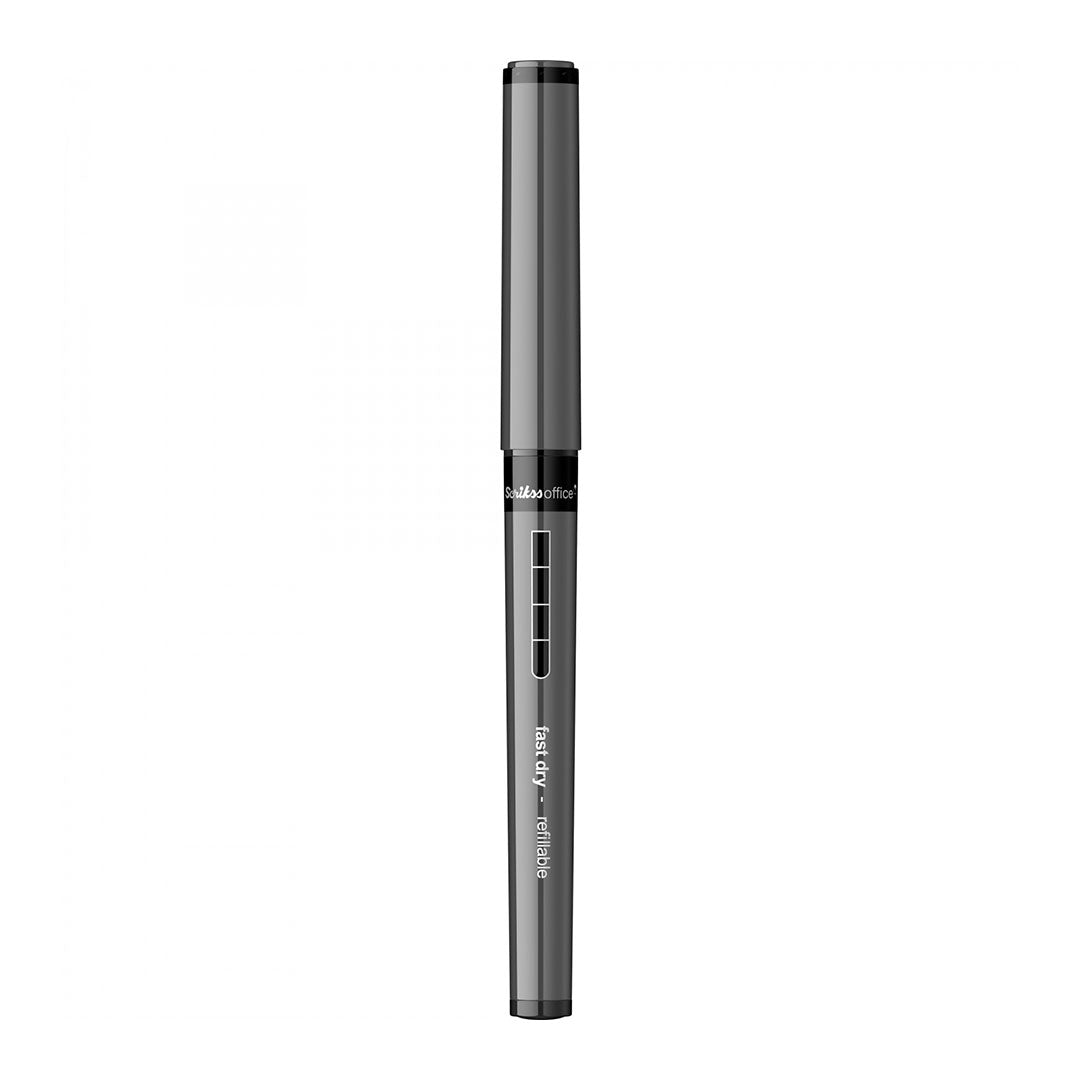Scrikss | PI-8 | Rollerball Ink Pen 0.7mm | Box Of 12 | Black