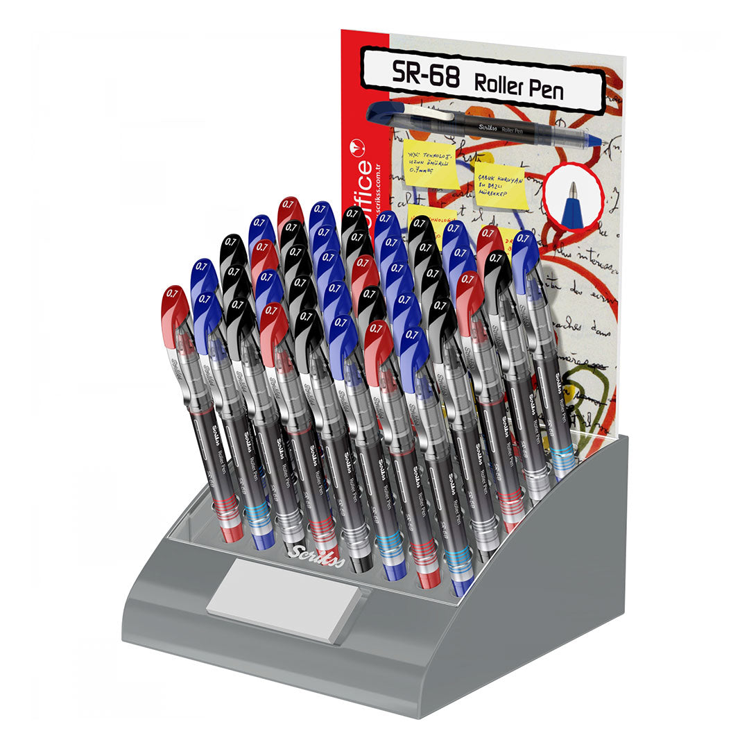 Scrikss | SR-68 | Rollerball Ink Pen 0.7mm | Red