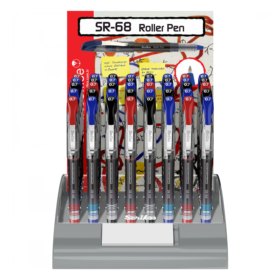 Scrikss | SR-68 | Rollerball Ink Pen 0.7mm | Red