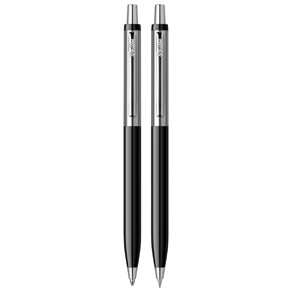 Scrikss | Vintage 51 | Ball Point & 0.7mm Mechanical Pencil Set | Black