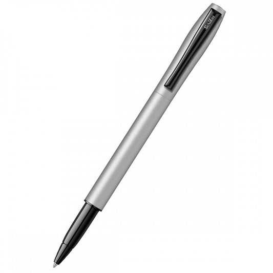 Scrikss | Carnival | Rollerball Pen | Matte Satin Silver
