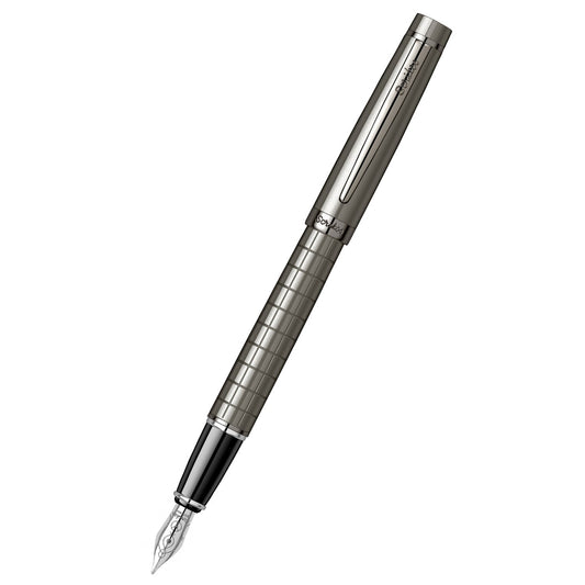 Scrikss | Honour 38 | Carbon Gray | Fountain Pen | Gun Metal Plated Trims