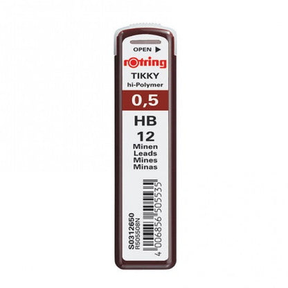 Rotring | Tikky | 0.5MM | HB Replacement Leads | Pack of 10