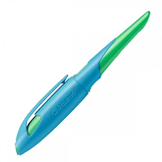 Stabilo | Easy Birdy | Fountain Pen | Left Handed | Sky Blue-Grass Green | A nib - penpencilink