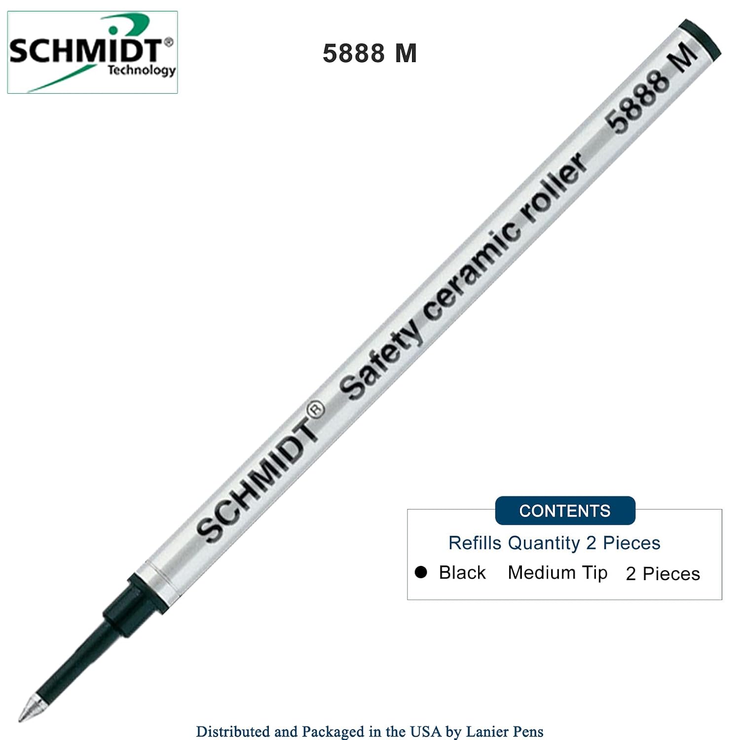 Pininfarina | Schmidt 5888 | Rollerball Pen Refill | Ink Black