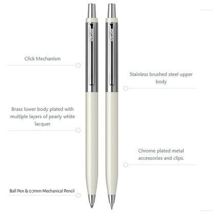 Scrikss | Vintage 51 | Ballpoint Pen+Mechanical Pencil | Ivory