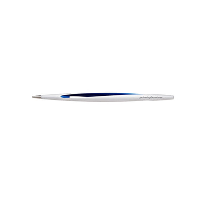 Pininfarina | Aero Blue Pencil | Ethergraf® metal alloy tip  | Raw Concrete Desk Stand