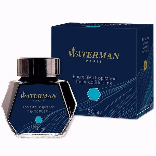 Waterman Ink Bottle - Inspired Blue - 50 ML | MyPenKart