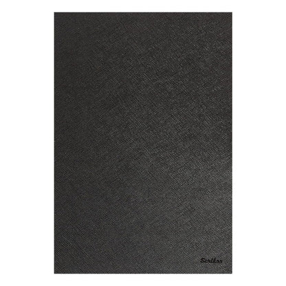 Scrikss | A5 Size | Chester Blank Premium Notebook | Thermo Leather Hard Cover | 100 gsm | Ivory Paper