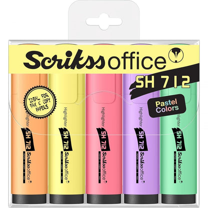 Scrikss | Highlighter Pen | Chisel Tip | Colored Pen Set