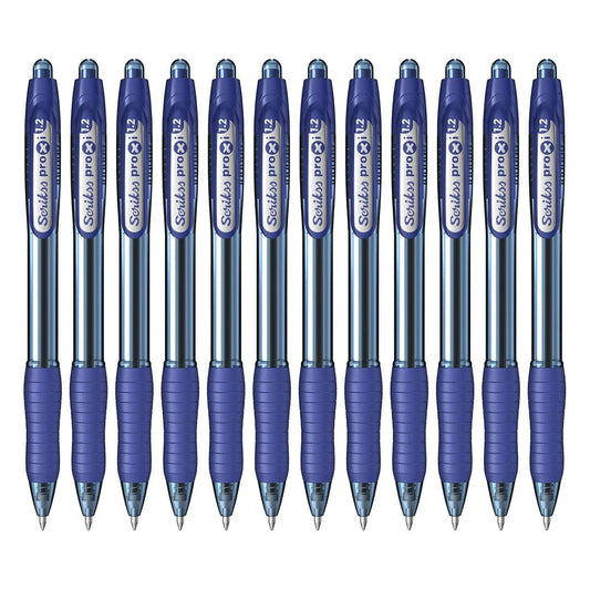 Scrikss | Proxi Series | Ball Point Pen | 12 Blue Barrel