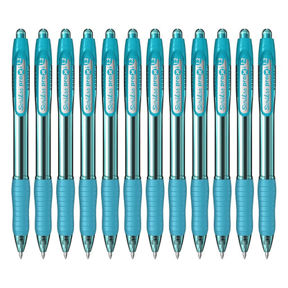 Scrikss | Proxi Series | Ball Point Pen | 12 Mint Sky Blue Barrel