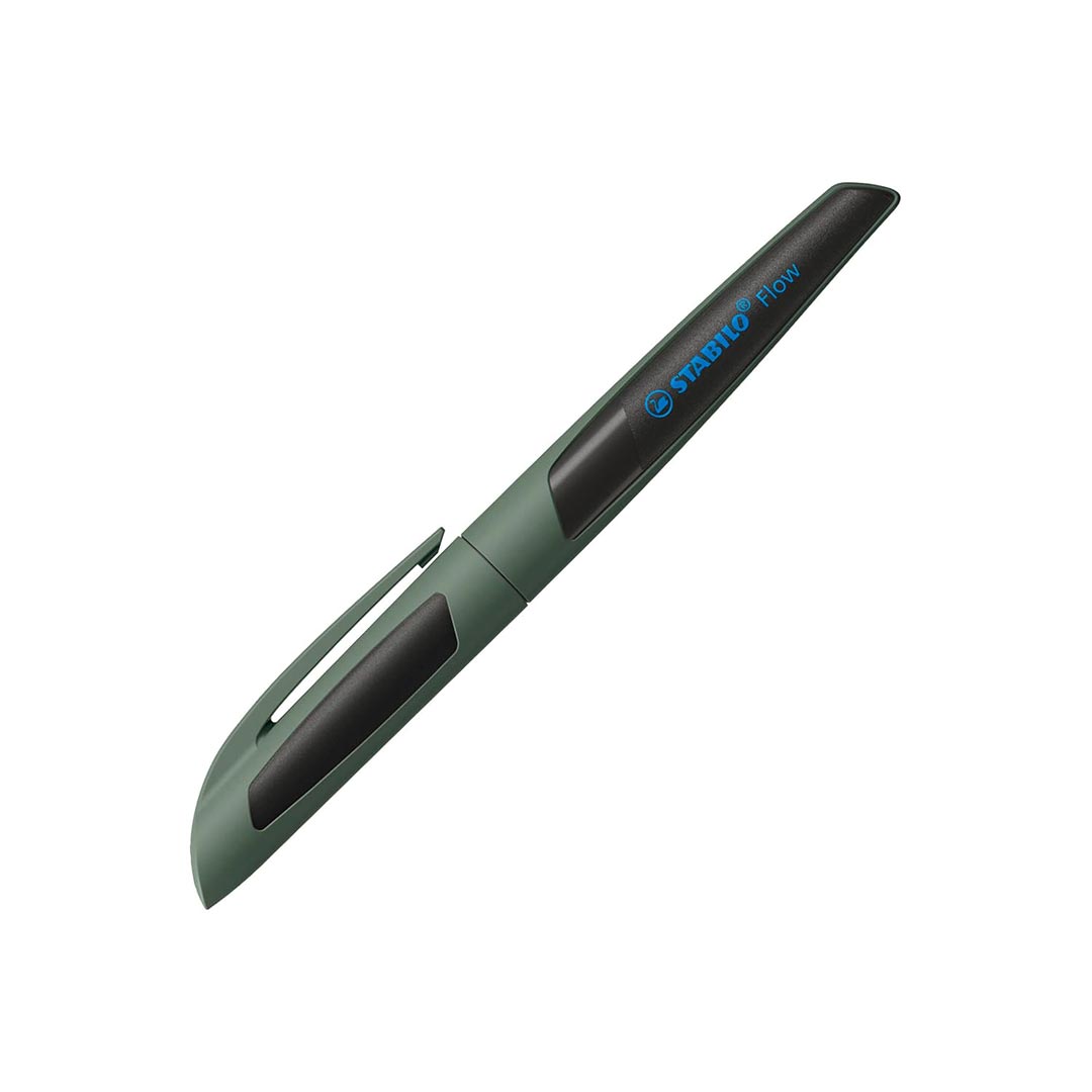 Stabilo | Flow | Ballpoint Pen | Forest | Pack of 1 | Including Blue Refill | 0.5mm