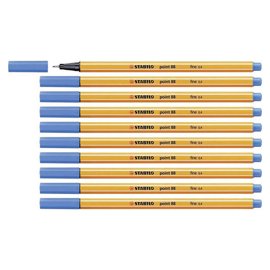 Stabilo | Point 88 | Fineliner | Ultra Marine | Pack Of 10