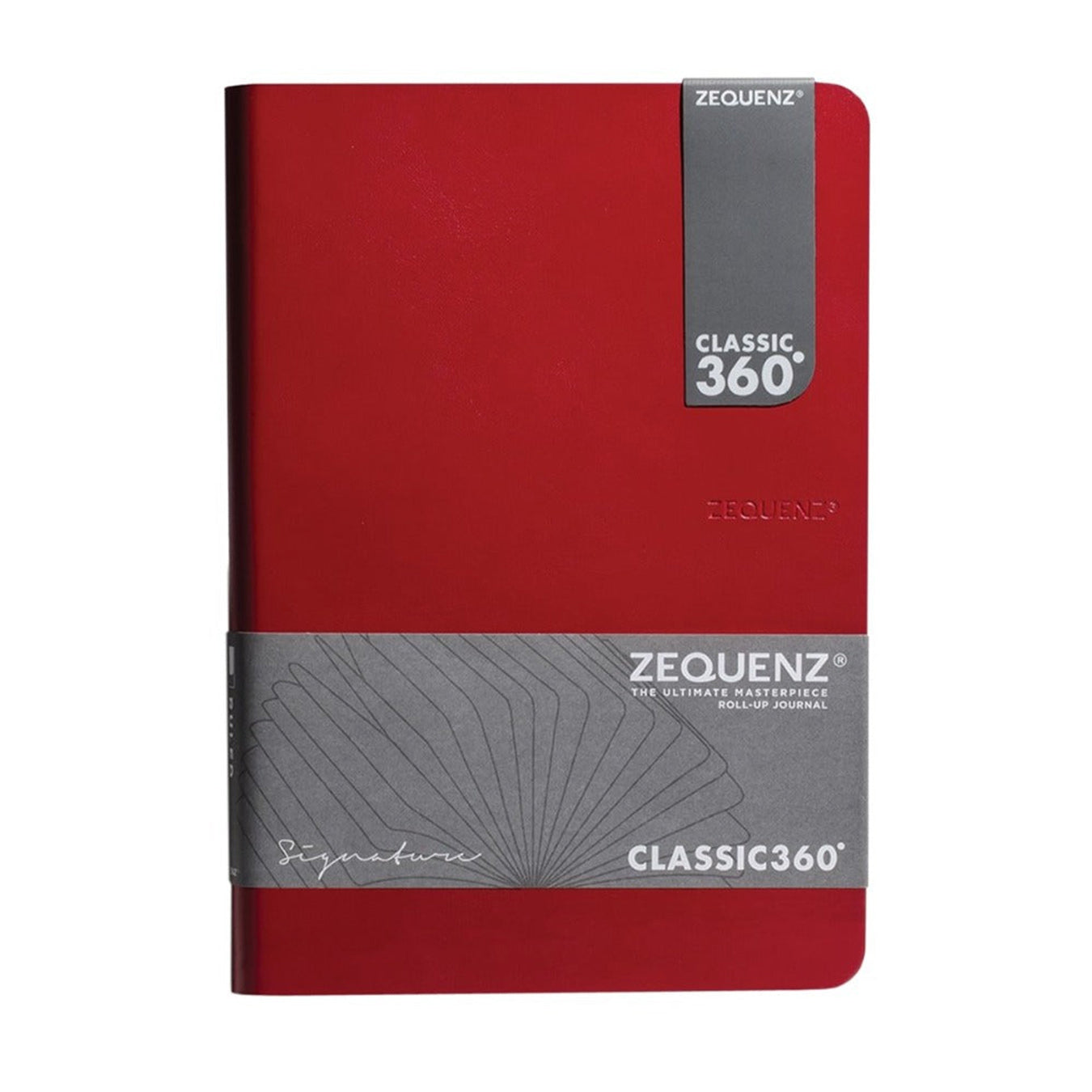 Zequenz Signature Classic A6 Ruled Notebook - Red