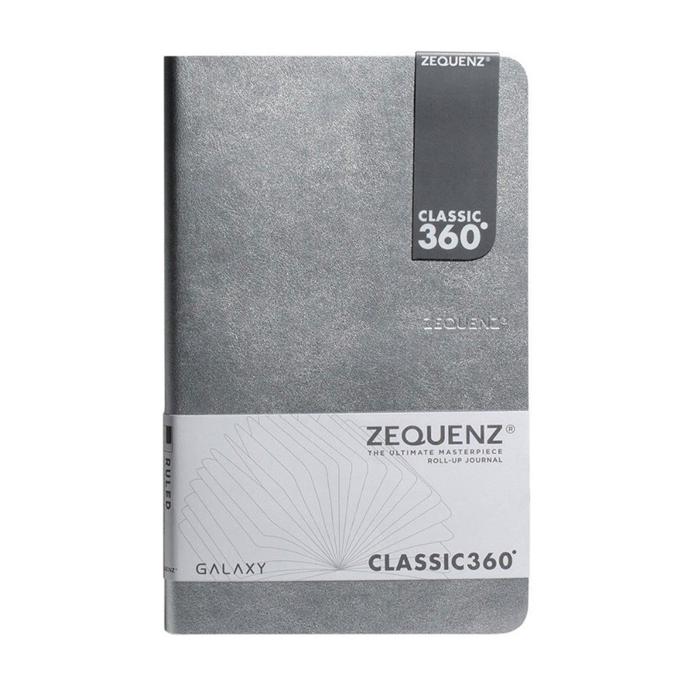 Zequenz Galaxy Series A5 Blank Notebook – Silver