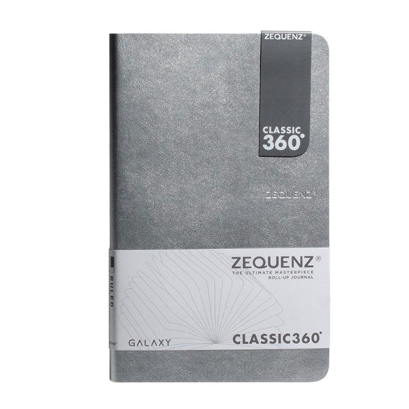 Zequenz Galaxy Series A5 Squared Notebook – Silver