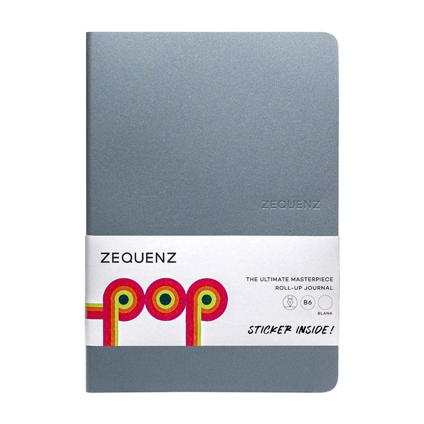Zequenz Pop B6 Ruled Notebook – Smoke