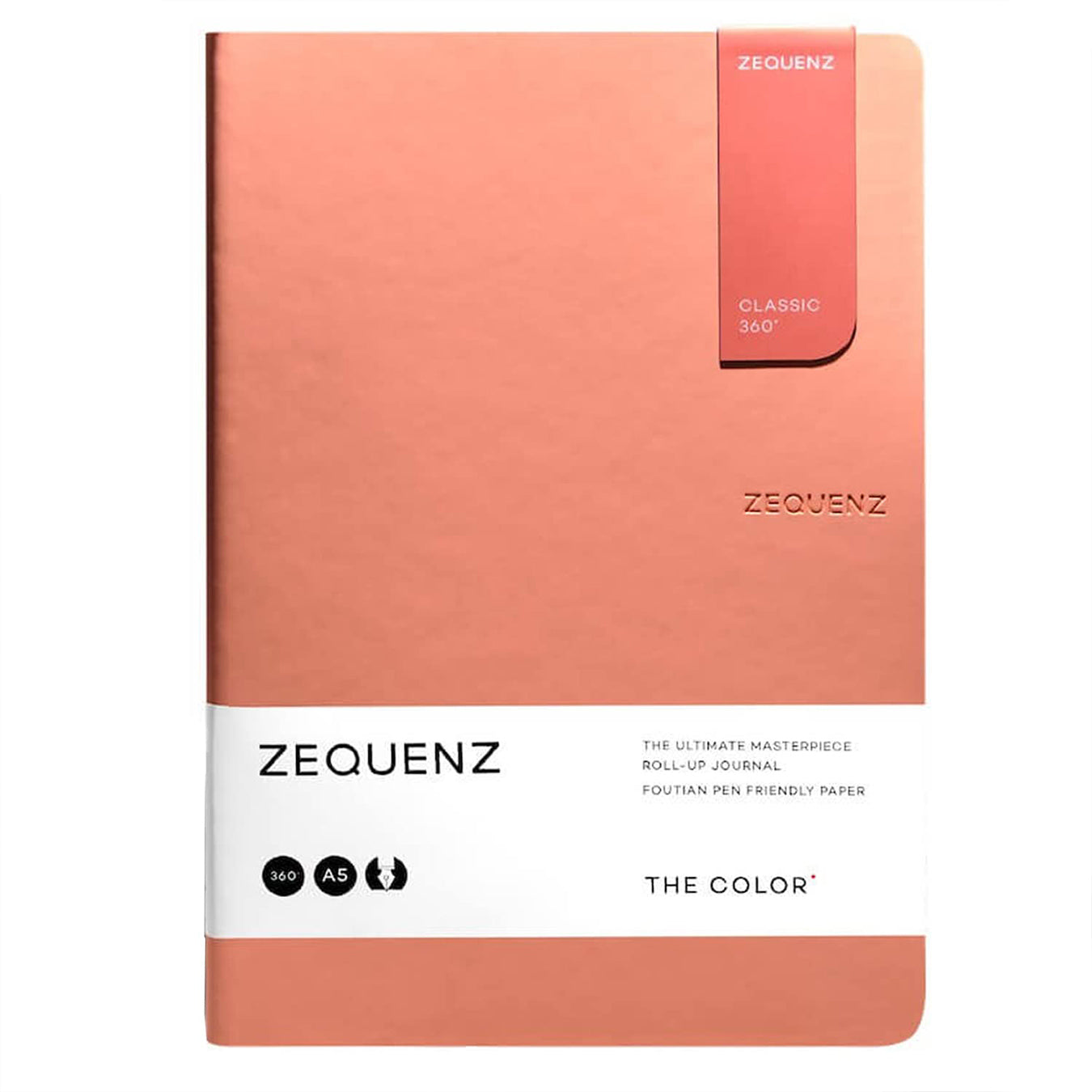 Zequenz The Color A5 Ruled Notebook - Peach