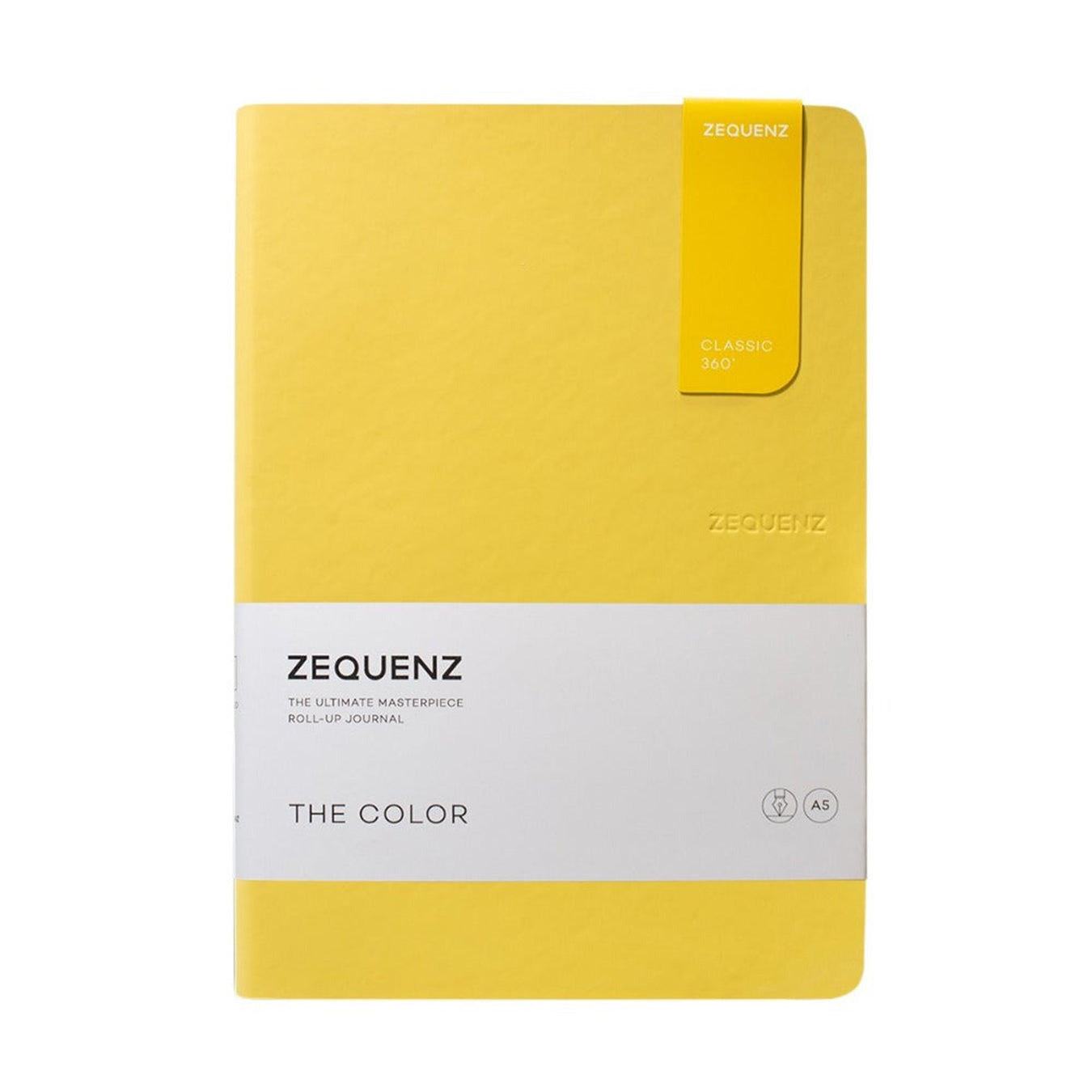 Zequenz The Color Series A5 Ruled Notebook – Mustard Edition