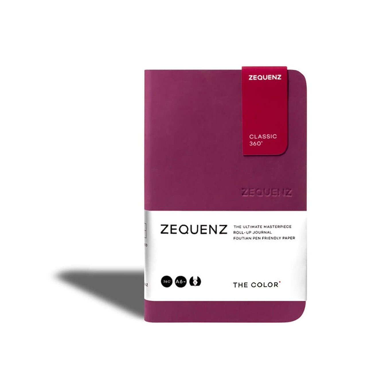 Zequenz The Color Series A6 Ruled Notebook – Berry